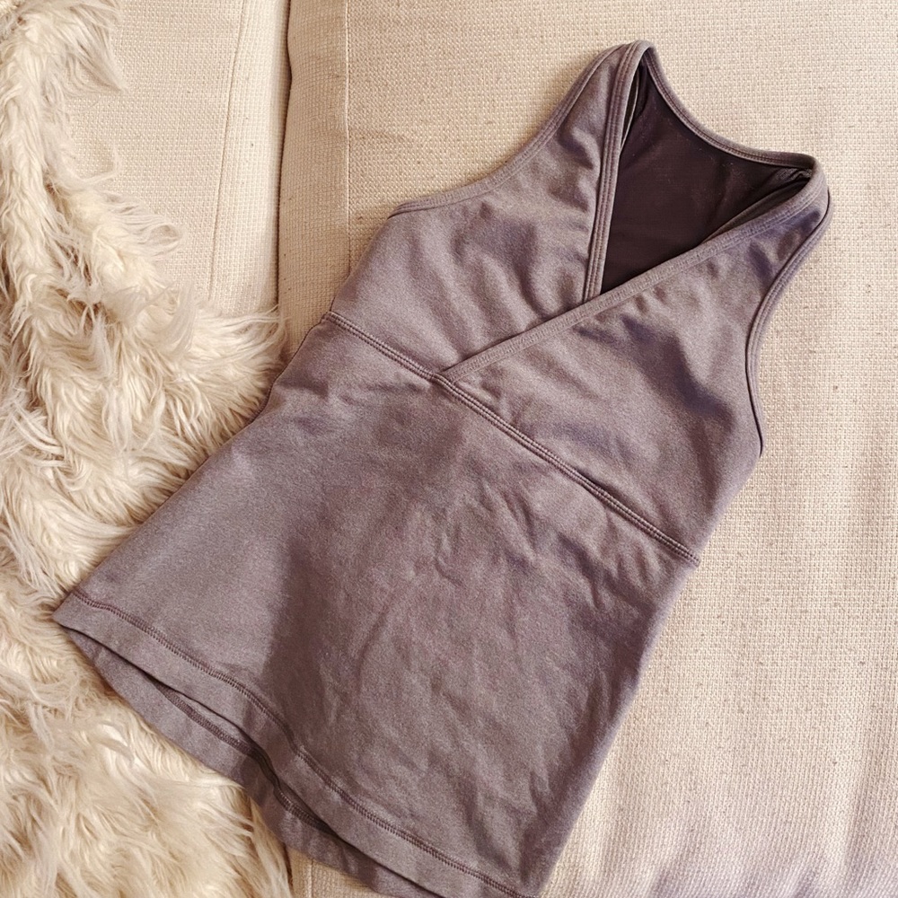 Gray Lululemon Top